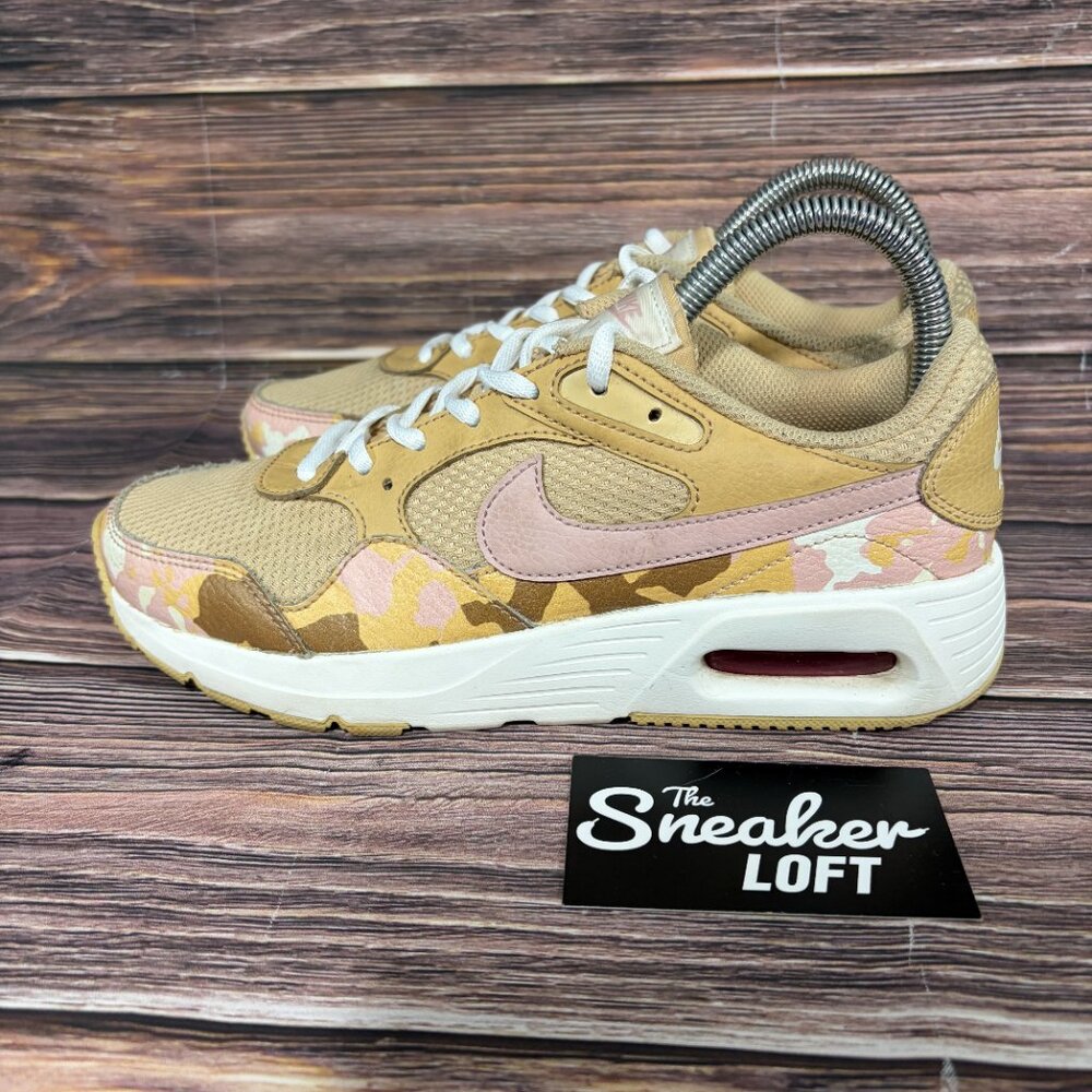 Nike Air Max SC Women's Sesame Pink Camp‎ Low Lace Up Shoes Size 7 - Picture 3 of 8